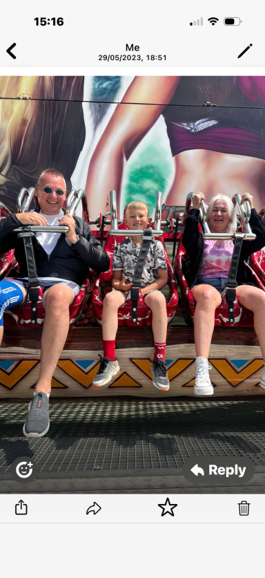 Having Fun with our Grandson